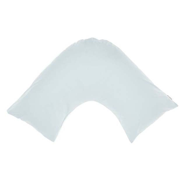 Augusta 100% Cotton 500TC Pale Blue V Shaped Pillowcase