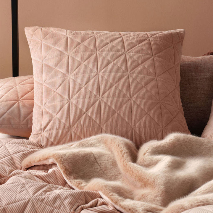 Heath Terracotta Quilt Cover Set | Single Bed