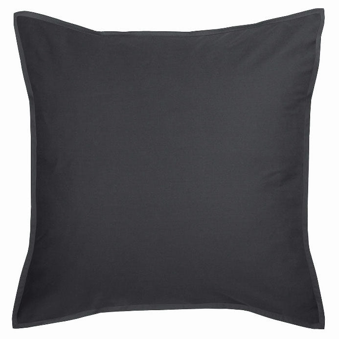 Nara Charcoal Bamboo Cotton European Pillowcase