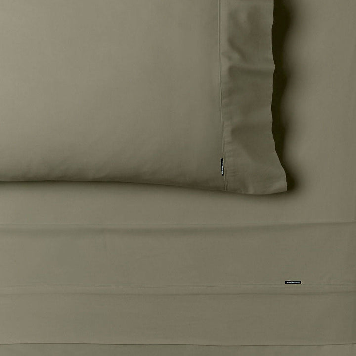 Nara Moss 400TC Bamboo Cotton Sheet Set | Queen Bed 50cm