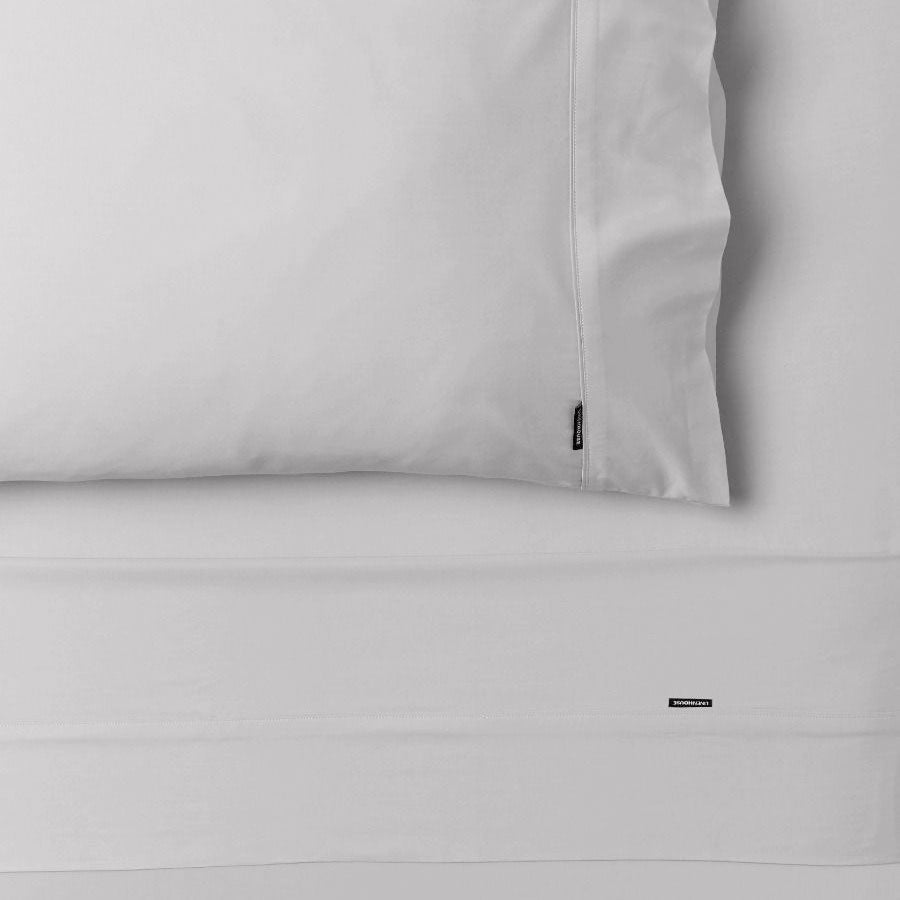 Nara Silver 400TC Bamboo Cotton Sheet Set | Double Bed 50cm