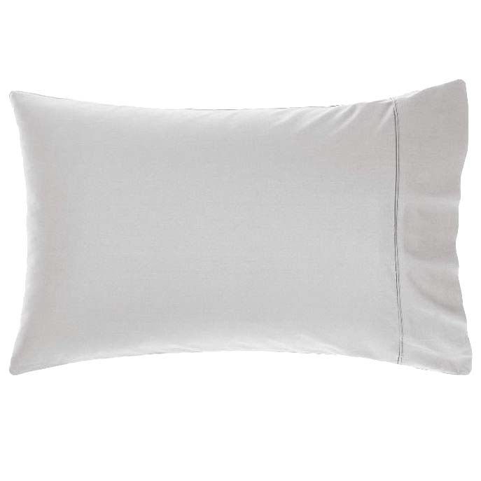 Nara Silver Bamboo Cotton Standard Pillowcase