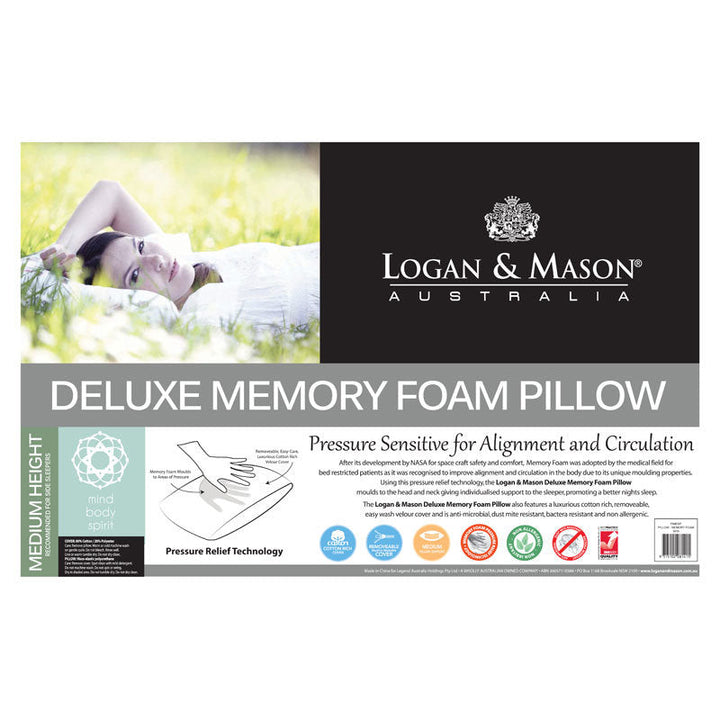 Deluxe Memory Foam Pillow